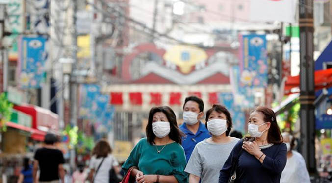 Japón registra 20 mil nuevos contagios por primera vez en la pandemia
