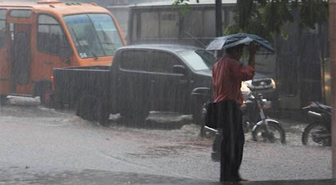 Pronostican lluvias en al menos cinco estados del país y el Esequibo