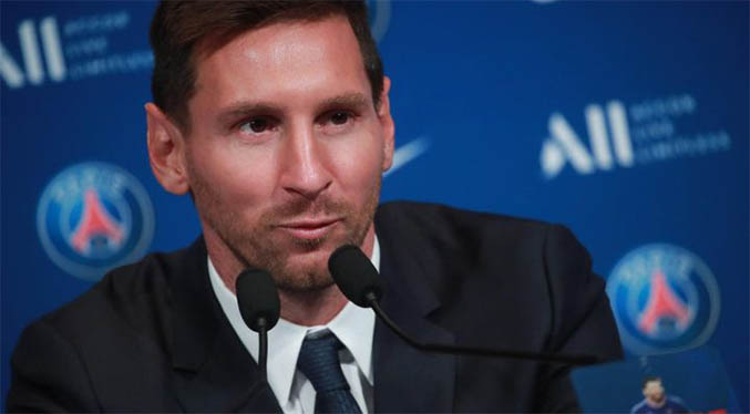 Lionel Messi en presentación con el PSG: «Mi sueño es volver a levantar otra Champions League” (Fotos)