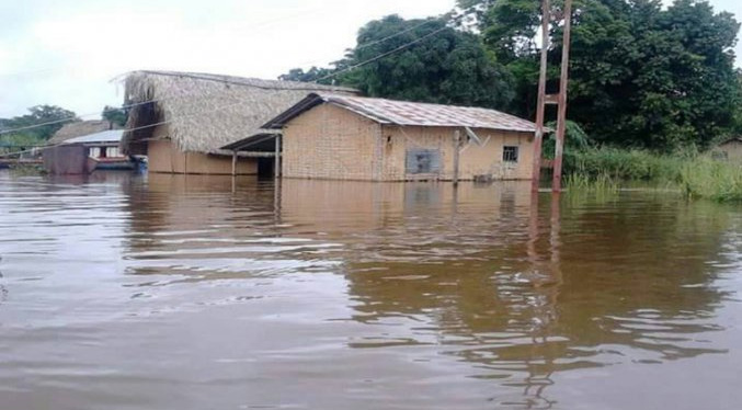 A 16,88 metros ascendió el río Orinoco