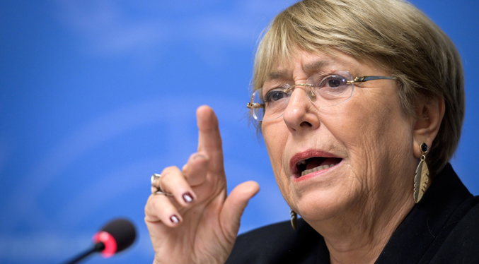 Bachelet pide a los países que tienen sanciones contra Venezuela que las levanten