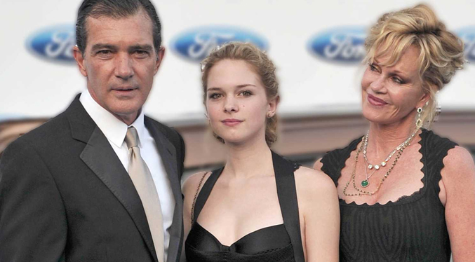 Hija de Antonio Banderas y Melanie Griffith presenta solicitud para eliminar el apellido de su madre