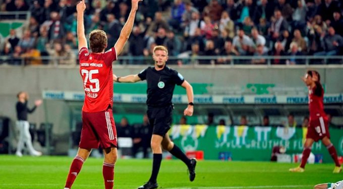 El Bayern derrota al colista Fürth