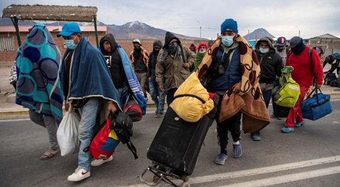 Chile instalará albergues para asistir a migrantes venezolanos