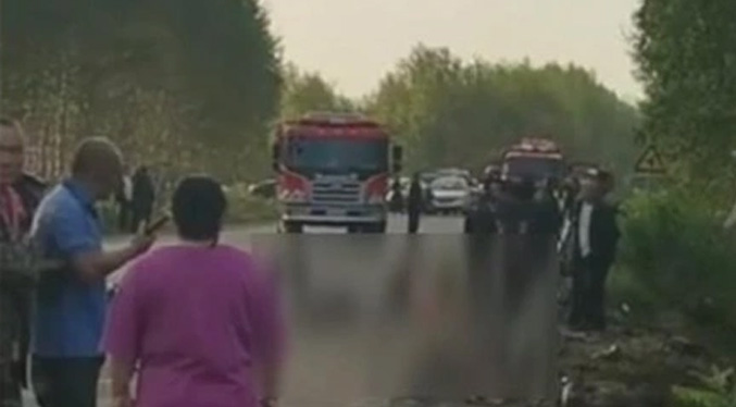 Al menos 15 muertos deja un choque entre un tractor y un camión en China