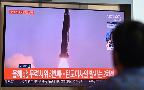 Corea del Sur disparó su primer misil balístico desde un submarino