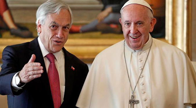 El Papa recibirá a Piñera en el Vaticano el próximo 9-S