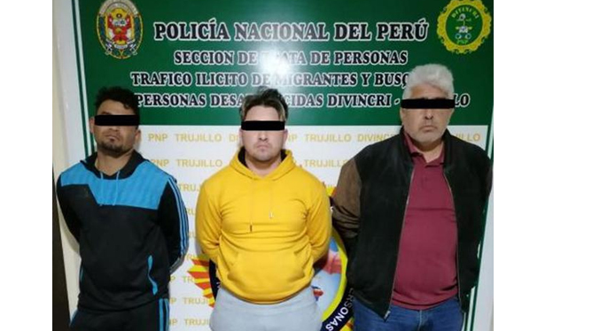 Detienen a tres venezolanos por retener y explotar sexualmente a jóvenes en Perú