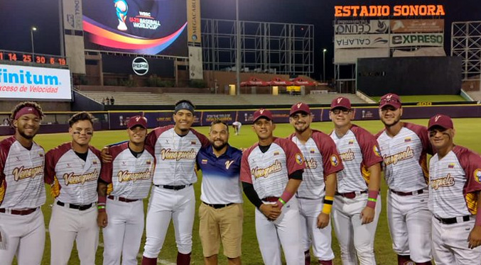 Team Beisbol Venezuela Sub23 gana en su debut en el Mundial