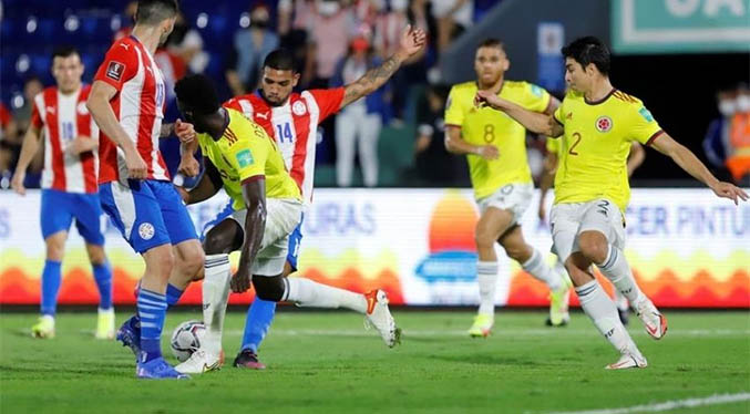 Paraguay y Colombia empatan en partido dominado por los cafeteros