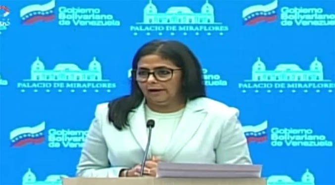 Delcy Rodríguez: «Ataque al Banco de Venezuela se planeó en EEUU»