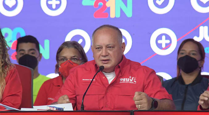 Cabello garantiza alianza unitaria entre candidatos oficialistas