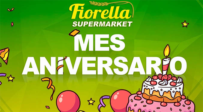 Fiorella Supermarket acelera feria de ofertas en su mes aniversario y en la víspera de la apertura en Doral Center Mall