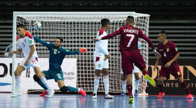 Venezuela se despide del Mundial de futsal al caer 2-3 ante Marruecos
