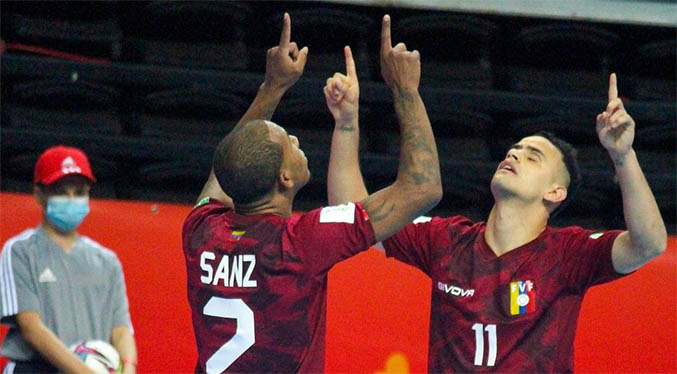Venezuela gana 2-1 a Lituania en Copa Mundial de Futsal