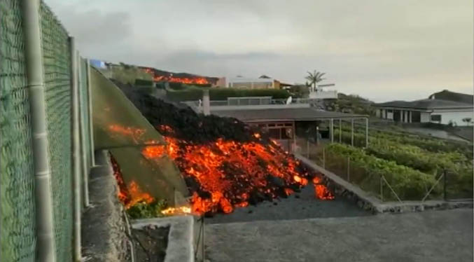 La lava ocupa 166 hectáreas en La Palma