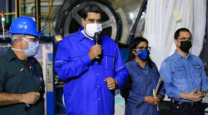 Maduro ordena la recuperación del parque industrial de Venezuela