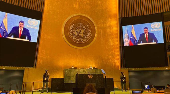 Maduro pide en discurso de la ONU el levantamiento de sanciones