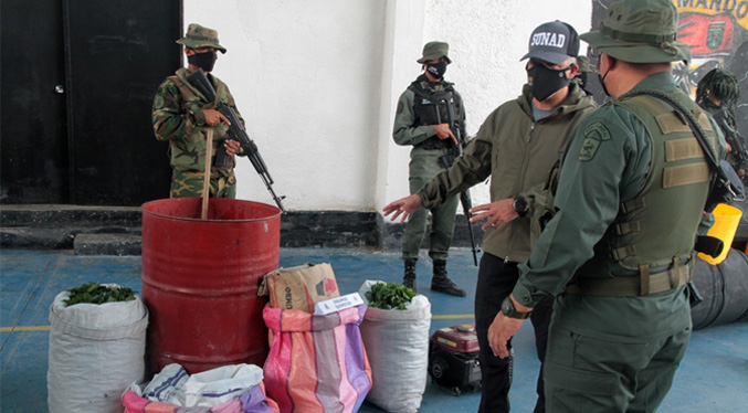 La SUNAD desmantela 7 laboratorios con 4.810 kilógramos de cocaína Zulia