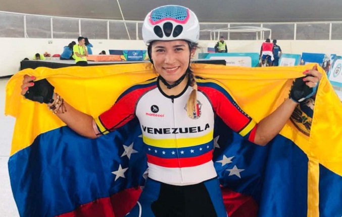 La venezolana Lilibeth Chacón gana la etapa y es primera líder de la Vuelta a Colombia