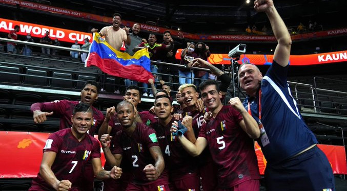 Venezuela avanzó a los octavos de final del Mundial de Futsal
