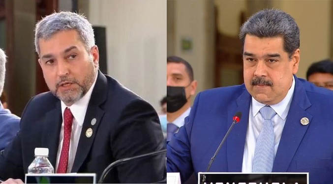 Nicolás Maduro y Mario Abdo Benítez muestran sus diferencias en la Celac (Videos)