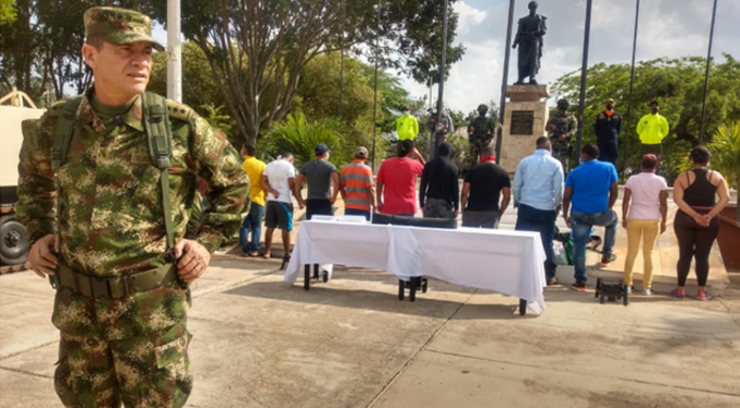 Policía y Ejército de Colombia capturan a 28 miembros del Clan del Golfo en La Guajira