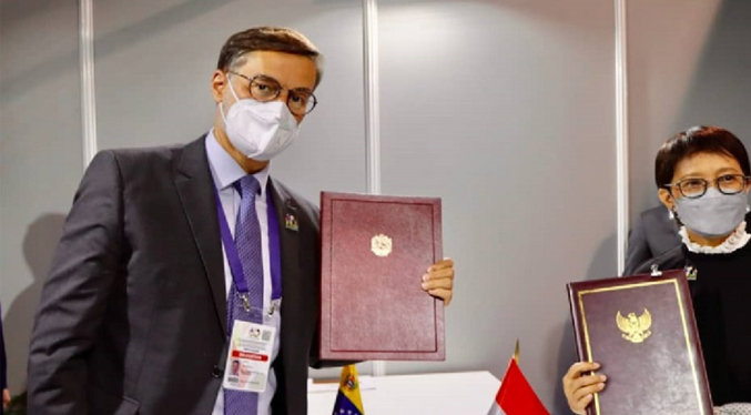 Venezuela e Indonesia firman memorando para establecer mecanismo de consultas