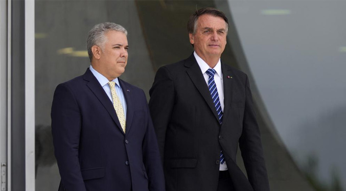 Bolsonaro dice que llegarán “unidos” a Glasgow con Colombia