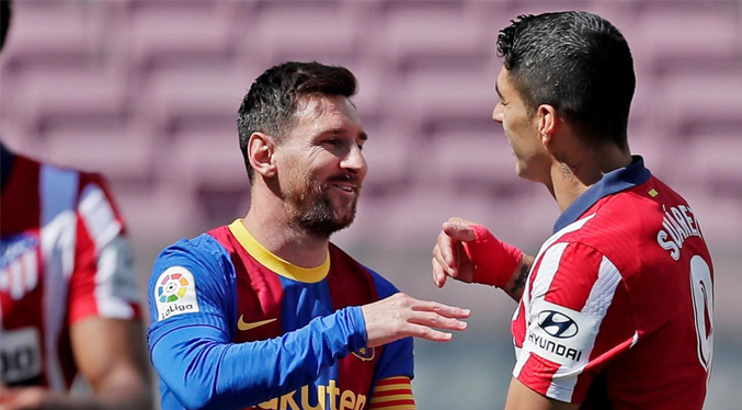 Simeone quiso fichar a Messi con ayuda de Luis Suárez