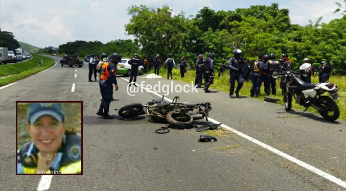 Muere oficial de la Policía de Aragua arrollada en la ARC (fotos)
