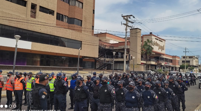 PNB está desplegada en plaza de La República para garantizar la seguridad