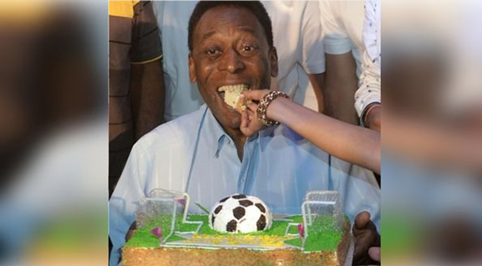 Pelé celebra el cumpleaños 81 (Video)
