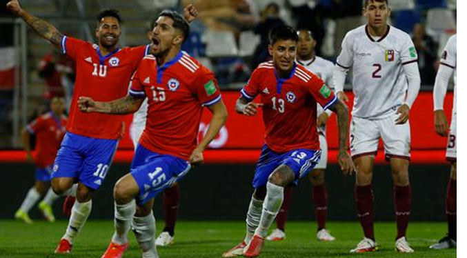 Chile derrota a la Vinotinto en su terreno