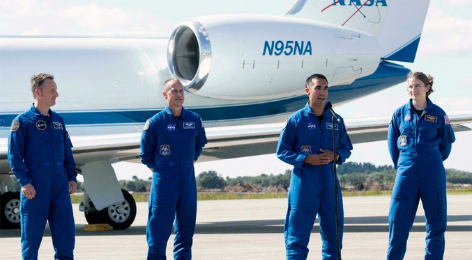 La NASA envía a cuatro astronautas a la ISS el domingo