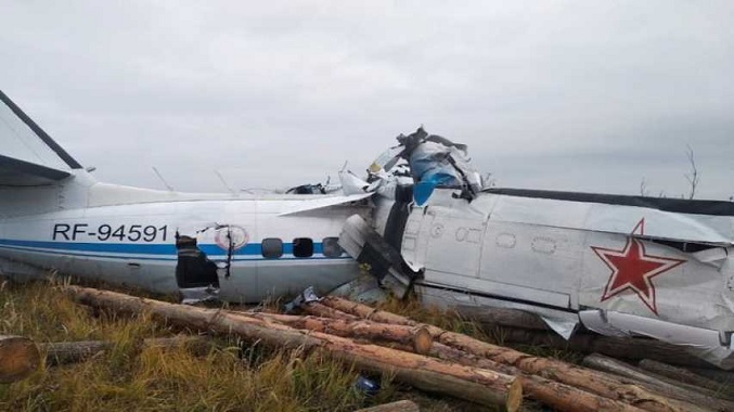 Al menos 16 muertos en accidente de avión en región rusa de Tatarstán