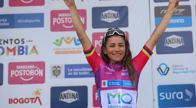 Venezolana Lilibeth Chacón se titula campeona de la Vuelta a Colombia femenina