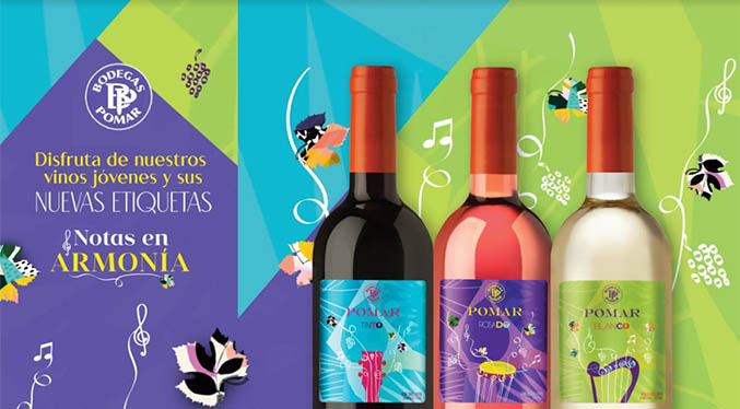 Bodegas Pomar innova con el estreno de etiquetas edición especial de sus vinos jóvenes