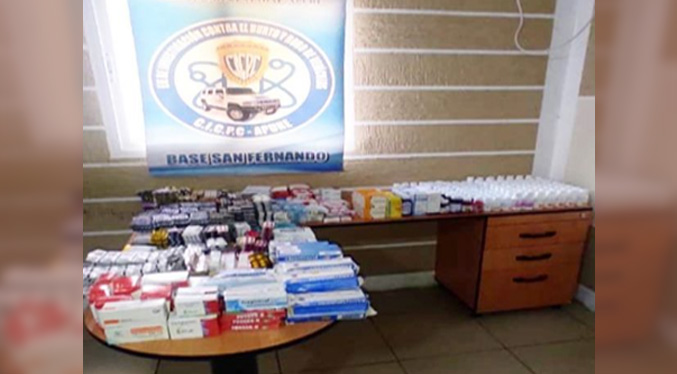 Más de 900 medicinas fueron incautadas por el Cicpc en Apure