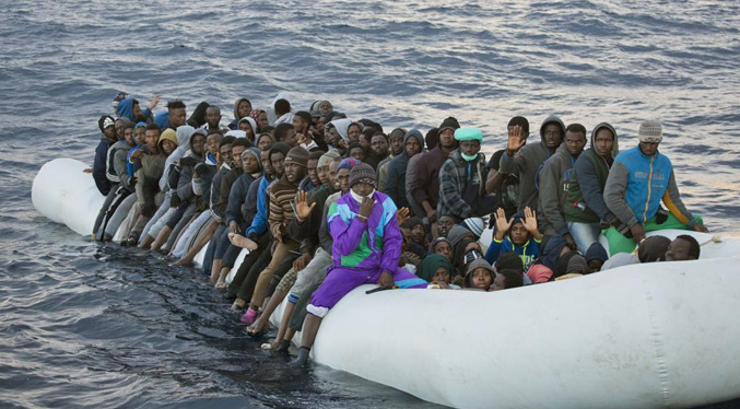 ONU: Interceptados unos 500 migrantes que viajaban a Europa