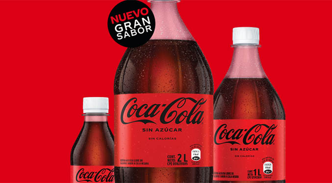 Coca-Cola presenta su nueva receta de Coca-Cola Sin Azúcar