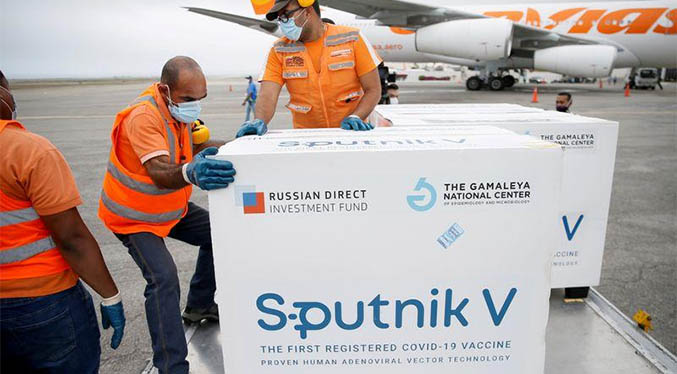 Venezuela espera recibir 10 millones de dosis de Sputnik V acordadas con Rusia