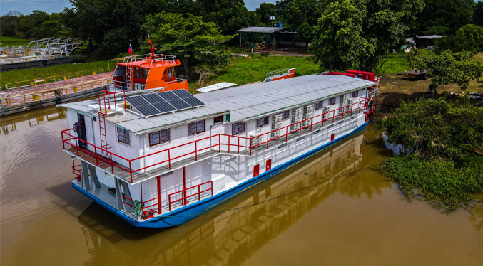 Unicef rehabilita un barco hospital para atender a indígenas en Venezuela