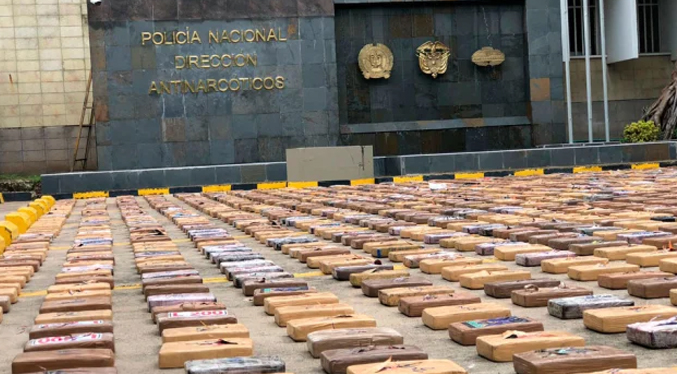Incautan en Colombia 3,8 toneladas de cocaína con destino a Alemania