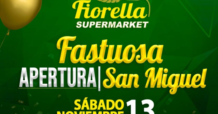 Fiorella Supermarket abrirá la tienda número 14 en San Miguel este 13-N