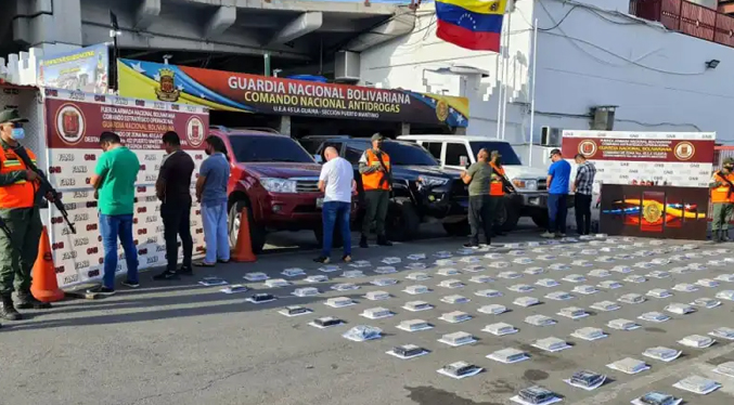 GN incauta trescientos sesenta y ocho kilos con cuatrocientos sesenta gramos de cocaína