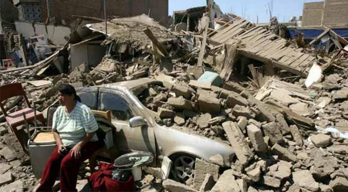 Cuatro heridos y más de 800 damnificados deja terremoto en Perú