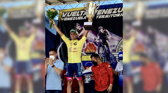 Jorge Abreu se adueña del título en Vuelta a Venezuela