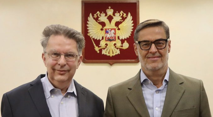 Canciller Félix Plasencia sostiene encuentro con su homólogo ruso bajo agenda bilateral