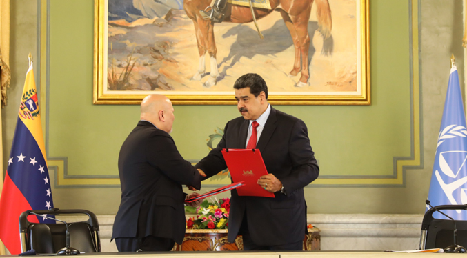 Gobierno de Venezuela firma Memorándum de entendimiento con la CPI